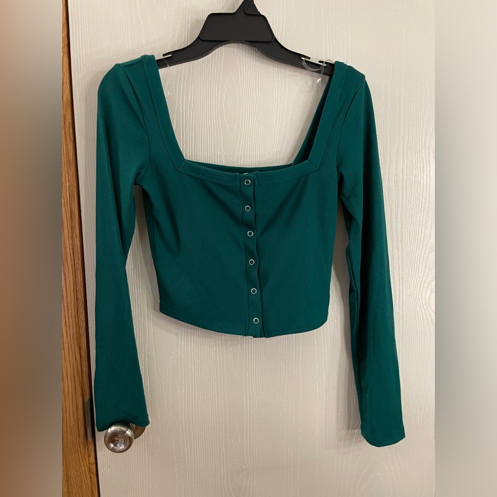 Button up Crop top